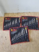 Klucze oczkowe gięte 6-32mm 12 elementów onex 