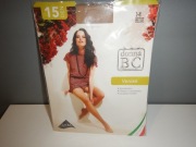 Włoskie rajstopy lycra beżowe Donna BC venise 15 den