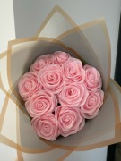 Bukiet róż ze wstążki 