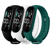 Zegarki led dotykowy silikonowa bransoleta