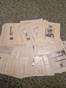 polska rosja swiat 70szt , karty tematyczne znaczki koperty mix