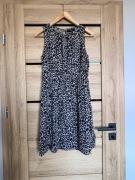 Wiskozowa letnia sukienka w panterkę S/M