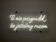 Neon na wesele - To nie przypadek że jesteśmy razem