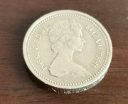 One pound 1983r "Unikat" 