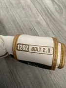 Rękawice Bokserskie Białe ze złotymi wstawkami, Storm Cloud, 12 oz