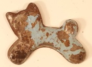 PRL Lata 60 Kotek Stalowa Foremka do Piasku