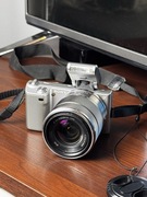 Aparat Sony Nex-5 alpha cybershot 14.2mpx obiektyw SEL1855 kompaktowy