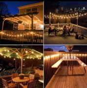 Girlanda solarna 4.8 m 10x LED ogrodowa swiatelka taras nalkon lato ognisko