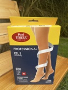 Pończochy uciskowe Pani Teresa Professional CCL2 L zakryte krótkie czarne 