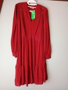 Orsay Bordowa sukienka rozm. 38