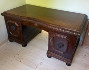 Biurko dębowe antyk