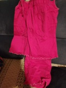 Piżamka 158/164spodnie 3/4 góra na ramiączkach 