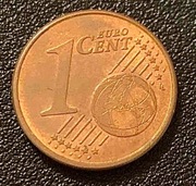 Austria. 1 eurocent. 2020. 