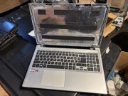 Laptopy kadłubki 7szt acer asus dell na części złom