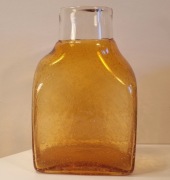 Miodowy Wazon Butla Szkło Antico wys.24 ⌀ szyjki 7,5