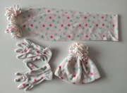 polarowy zestaw czapka szalik rękawiczki 4-8 lat Cherokee dz