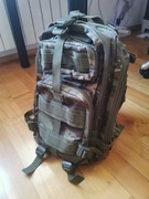 Plecak turystyczny moro super stan, duzo kieszonek i opcji 