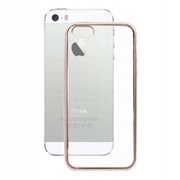 Etui BUMPER GLOSSY TPU na telefon Apple iPhone 5/5s różowe