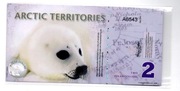 Banknot 2 dolary Terytorium Arktyczne 
