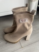 Botki By o la la beż rozmiar 40