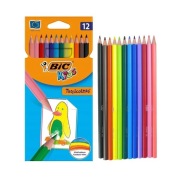 Kredki ołówkowe 12 kolorów Bic kids - do szkoły