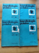 Zestaw miesięczników Kardiologia Polska 1980 rok