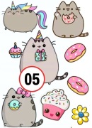 Pan Opłatek na tort - KOTKI PUSH POSTACIE A4