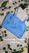 Biustonosz sportowy szary rozpinany 3XL 