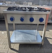 Kuchnia Gaz 4 Palniki - STALGAST - Moc 24 kW - M.1581 N