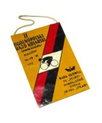 PROPORCZYK PRL OGÓLNOPOLSKI RAJD KOLARSKI INWALIDÓW SULEJÓW Z.S START ŁÓDŹ