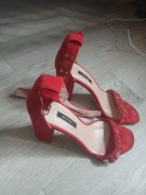 Buty ginno Rossi czerwone slupek