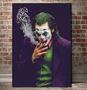 Obraz na płótnie - klimatyczny portret Jokera 30x40