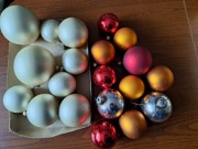 Stare bombki choinkowe szklane 20szt vintage