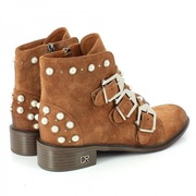 Carinii botki sztyblety camel perły 37