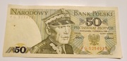 Banknot obiegowy PRL 50 zł 1986