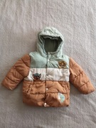 Kolorowa ocieplana kurtka z kapturem George 80 - 86 Psi Patrol pieski