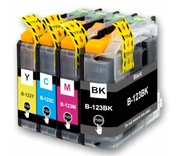 Zestaw tuszy 4x Brother LC 121 LC 123 XL J152W tusz LC123XL do drukarki 