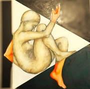 METAMORFOZA - obraz akrylowy na tekturze