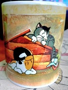 Nowy kubek Ceramiczny Reksio prezent dla fanów bajek PRL 