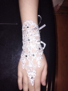 Rękawiczki komunijne.