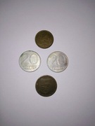 monety 2zł, 5zł i 2 x 20zł, 1985, 1984 i 1989 rok