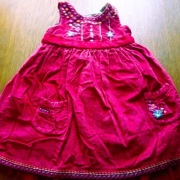 sukienka  czerwona -rozmiar  80/86cm