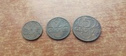 1938 ROK 1gr  2 gr  5 groszy