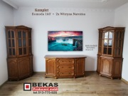Komoda i Dwie Witryny Zestaw Salon Biuro Dąb Rustikalny BEKAS Producent 