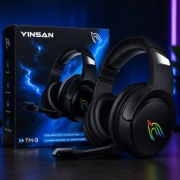YINSAN TM-9 Gaming Headset RGB | Słuchawki Gamingowe z Mikrofonem | 