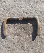 Stare mosiężne klamki do drzwi ozdoba retro