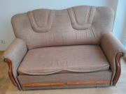 sofa rozkładana 2 osobowa ,używana stan dobry