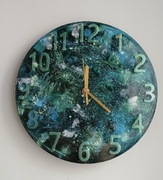 Zegar z żywicy epoksydowej 