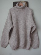 DEVOLD OF NORWAY golf  sweter 100% wełna XL 