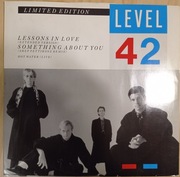 Level 42 – Lessons In Love / Something About You 12'' UK 1986 EX-